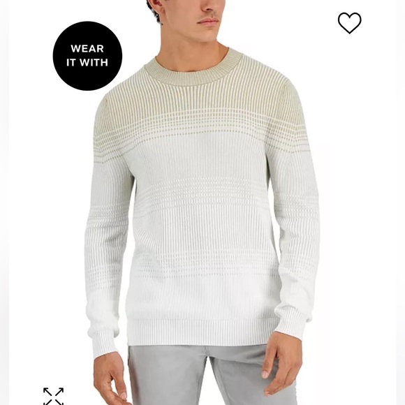 NWT 100% Cotton Alfani sweater from Macy’s - Picture 2 of 10